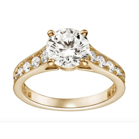 cartier solitaire engagement ring price|cartier 1 carat diamond ring.